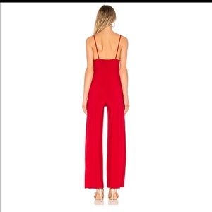 Norma Kamali Slip Jumpsuit in Red- worn once